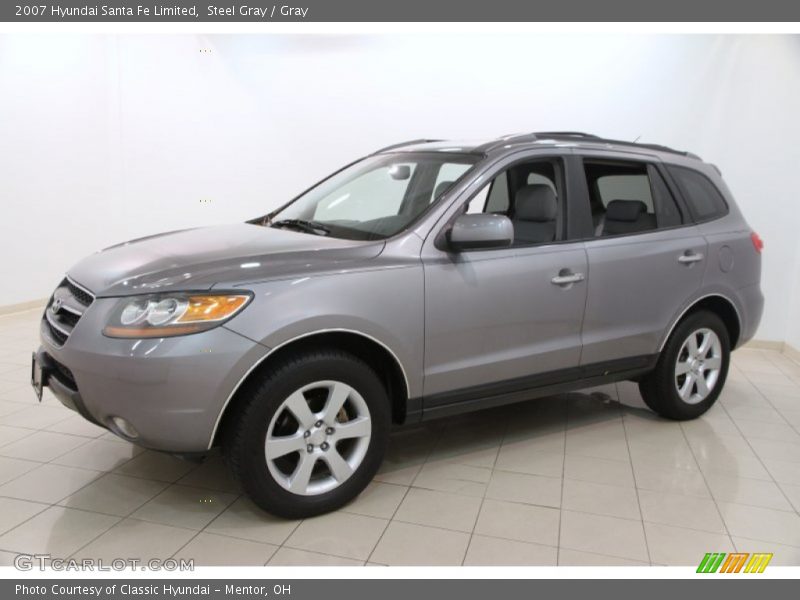 Steel Gray / Gray 2007 Hyundai Santa Fe Limited