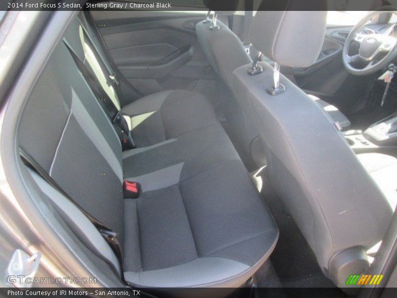 Sterling Gray / Charcoal Black 2014 Ford Focus S Sedan