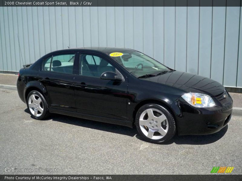 Black / Gray 2008 Chevrolet Cobalt Sport Sedan