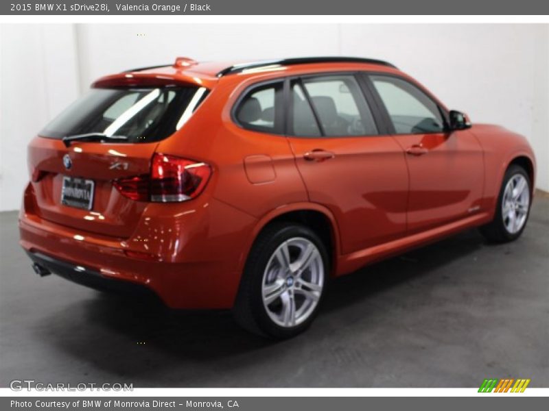 Valencia Orange / Black 2015 BMW X1 sDrive28i