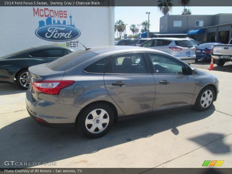 Sterling Gray / Charcoal Black 2014 Ford Focus S Sedan