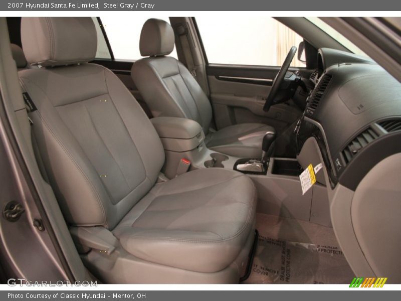 Steel Gray / Gray 2007 Hyundai Santa Fe Limited