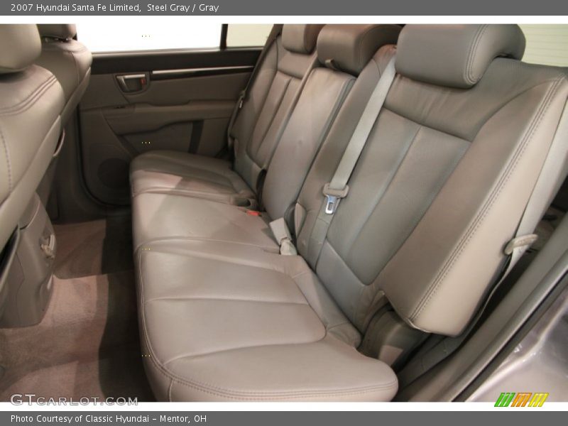 Steel Gray / Gray 2007 Hyundai Santa Fe Limited
