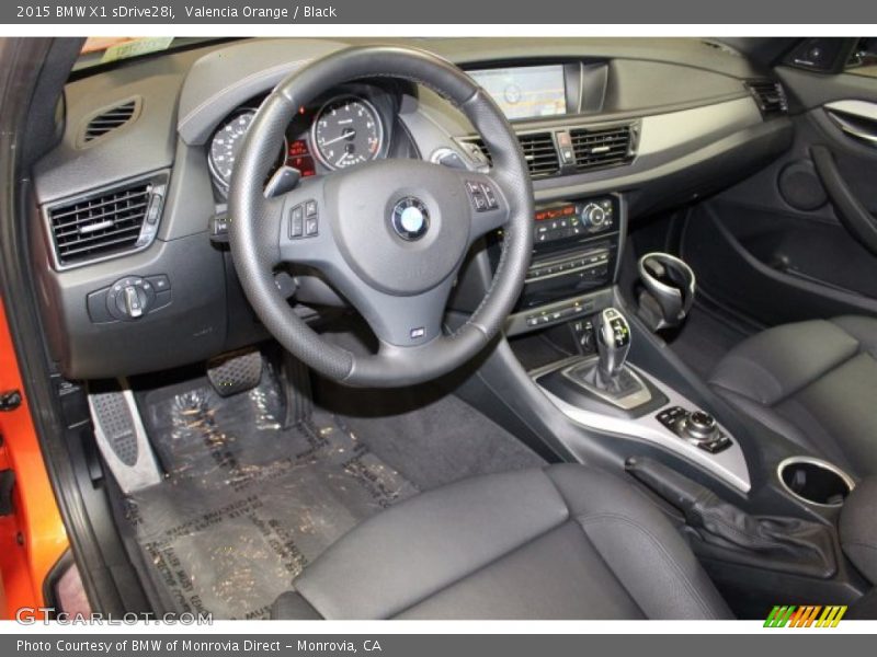 Valencia Orange / Black 2015 BMW X1 sDrive28i