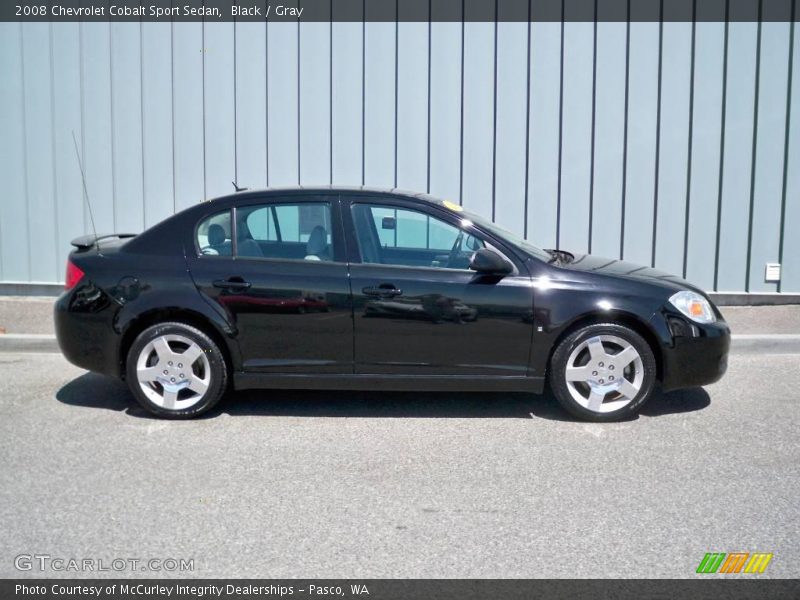 Black / Gray 2008 Chevrolet Cobalt Sport Sedan