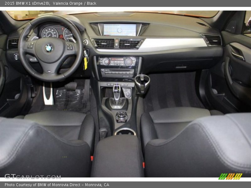 Valencia Orange / Black 2015 BMW X1 sDrive28i