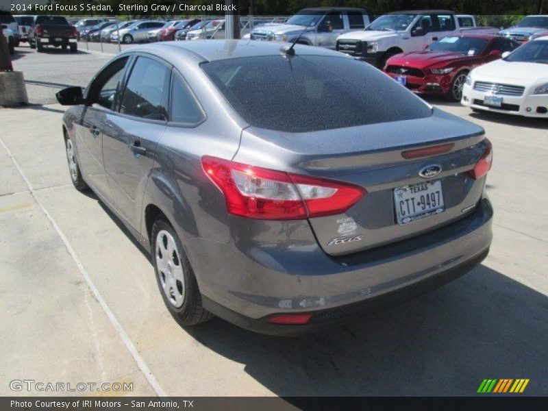Sterling Gray / Charcoal Black 2014 Ford Focus S Sedan