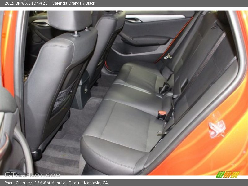 Valencia Orange / Black 2015 BMW X1 sDrive28i