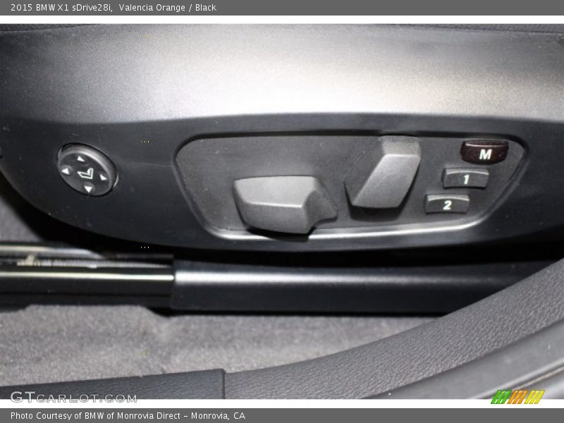 Valencia Orange / Black 2015 BMW X1 sDrive28i