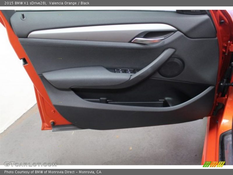 Valencia Orange / Black 2015 BMW X1 sDrive28i