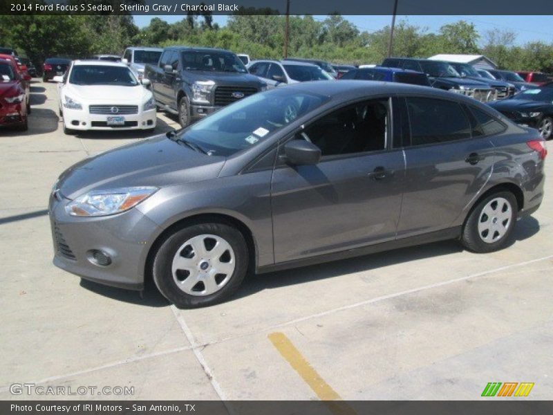 Sterling Gray / Charcoal Black 2014 Ford Focus S Sedan