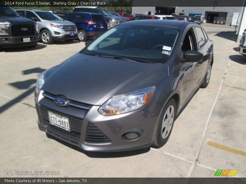 Sterling Gray / Charcoal Black 2014 Ford Focus S Sedan