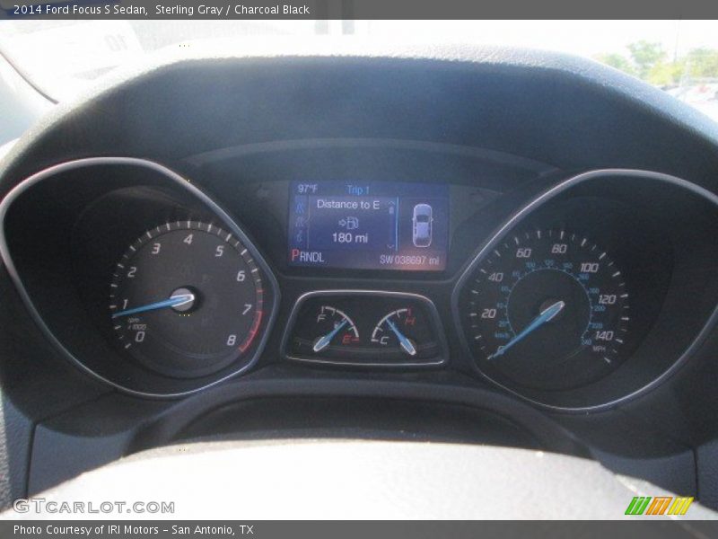 Sterling Gray / Charcoal Black 2014 Ford Focus S Sedan