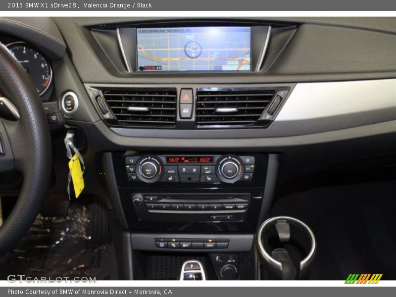 Valencia Orange / Black 2015 BMW X1 sDrive28i