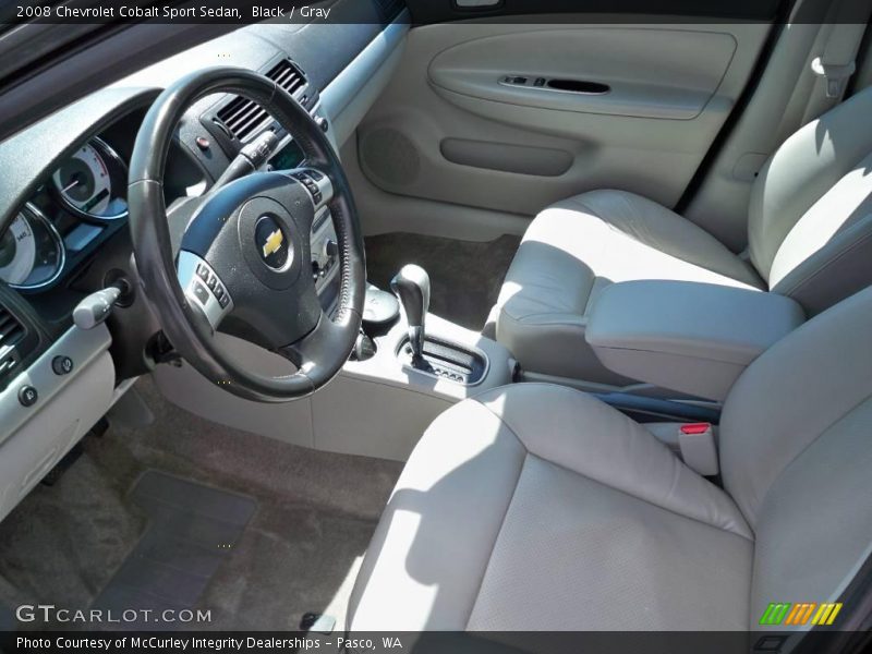 Black / Gray 2008 Chevrolet Cobalt Sport Sedan