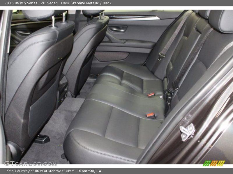 Rear Seat of 2016 5 Series 528i Sedan