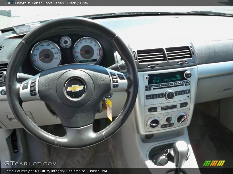 Black / Gray 2008 Chevrolet Cobalt Sport Sedan