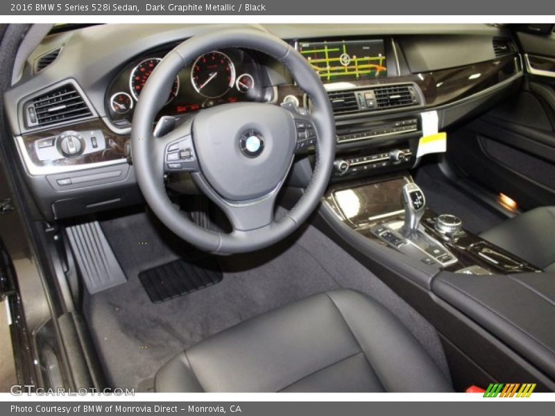 Black Interior - 2016 5 Series 528i Sedan 