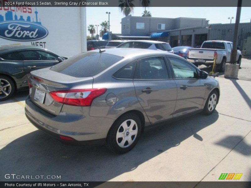 Sterling Gray / Charcoal Black 2014 Ford Focus S Sedan