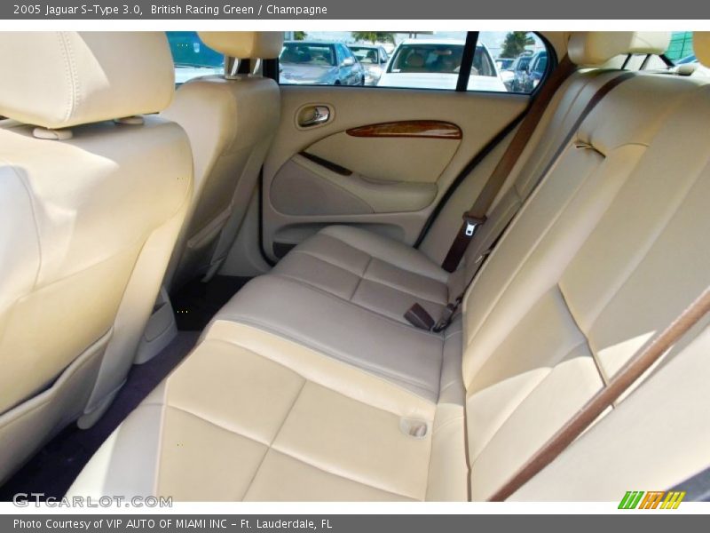 British Racing Green / Champagne 2005 Jaguar S-Type 3.0