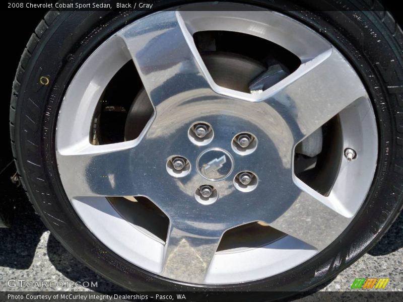 Black / Gray 2008 Chevrolet Cobalt Sport Sedan
