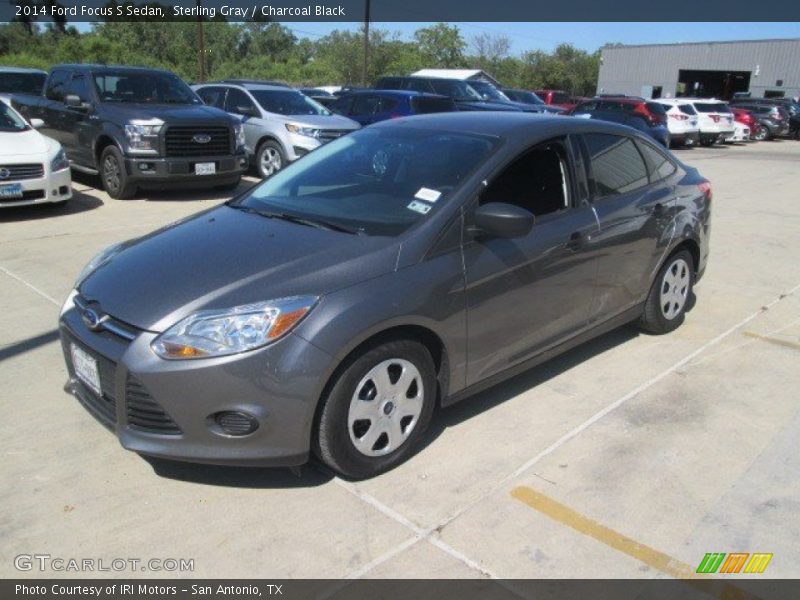 Sterling Gray / Charcoal Black 2014 Ford Focus S Sedan