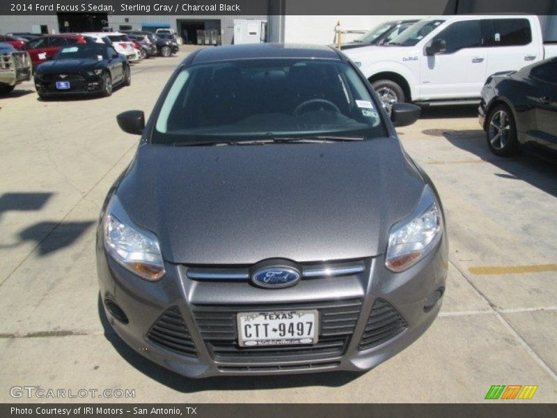 Sterling Gray / Charcoal Black 2014 Ford Focus S Sedan