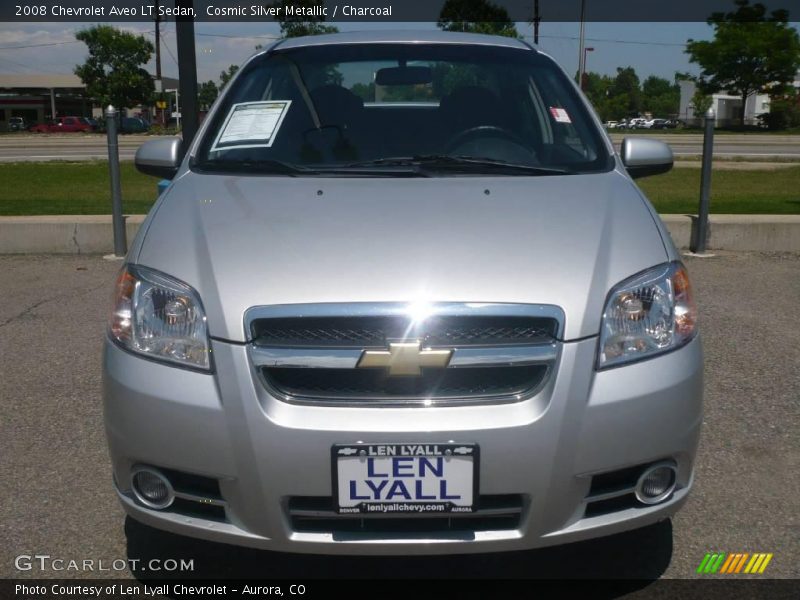 Cosmic Silver Metallic / Charcoal 2008 Chevrolet Aveo LT Sedan