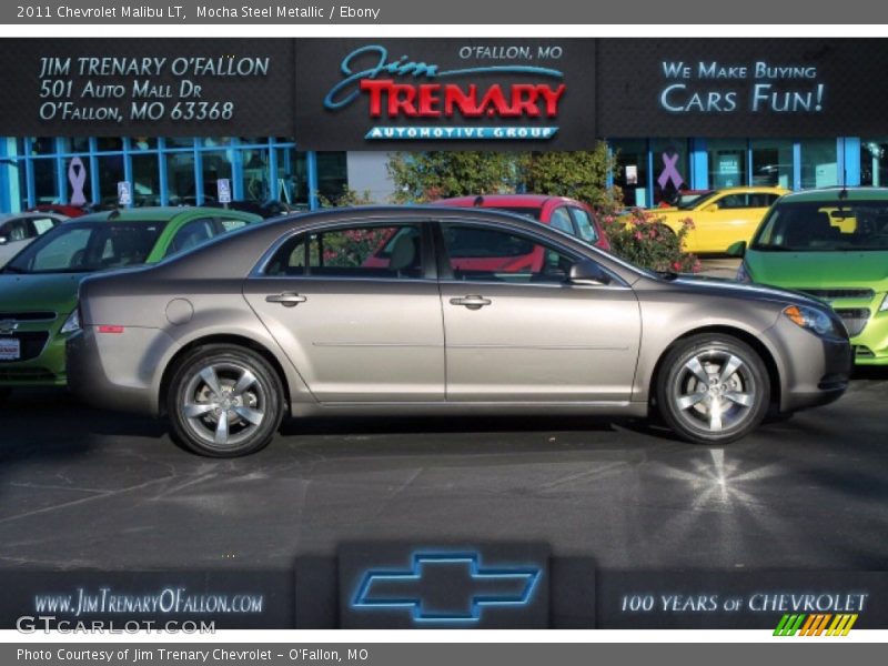 Mocha Steel Metallic / Ebony 2011 Chevrolet Malibu LT