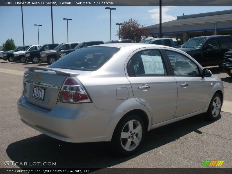 Cosmic Silver Metallic / Charcoal 2008 Chevrolet Aveo LT Sedan