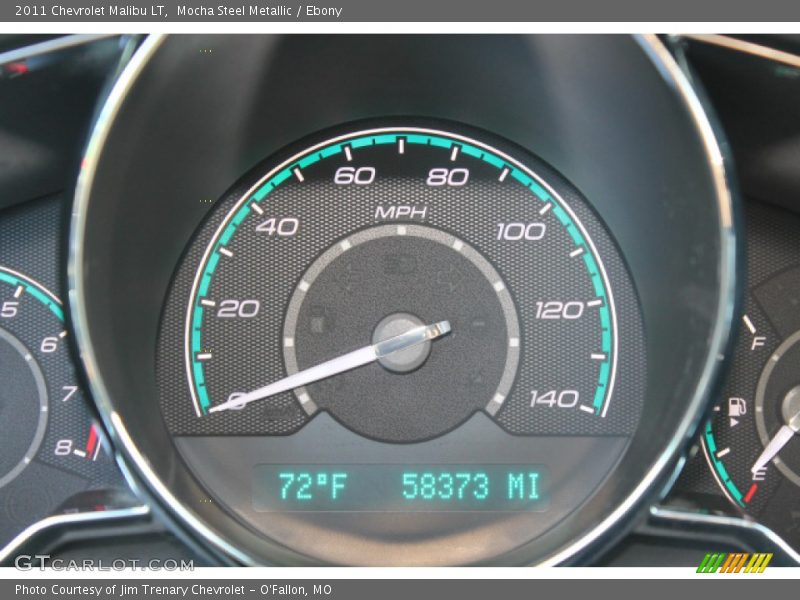 Mocha Steel Metallic / Ebony 2011 Chevrolet Malibu LT