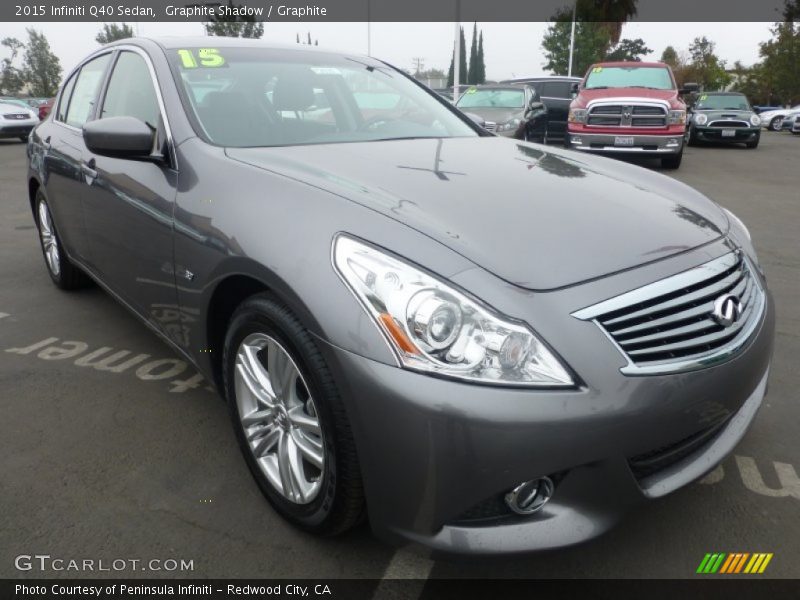 Graphite Shadow / Graphite 2015 Infiniti Q40 Sedan