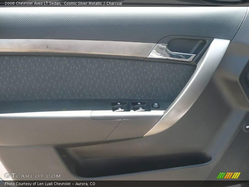Cosmic Silver Metallic / Charcoal 2008 Chevrolet Aveo LT Sedan