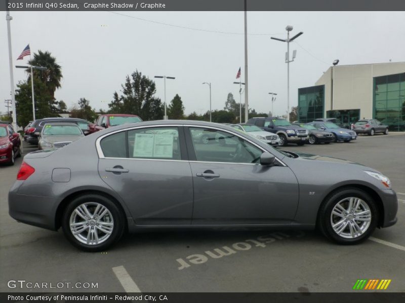 Graphite Shadow / Graphite 2015 Infiniti Q40 Sedan