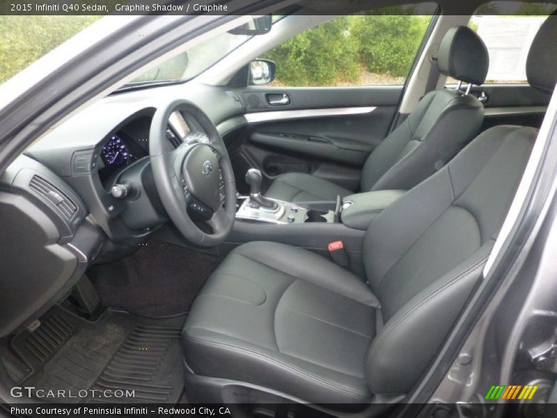 Graphite Shadow / Graphite 2015 Infiniti Q40 Sedan