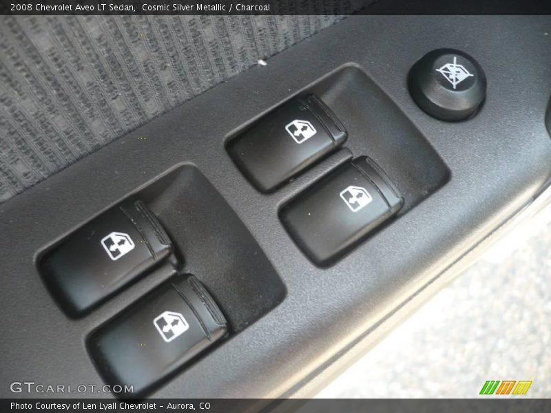 Cosmic Silver Metallic / Charcoal 2008 Chevrolet Aveo LT Sedan