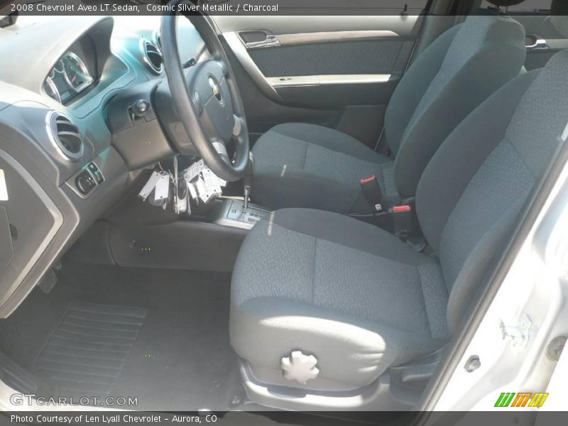 Cosmic Silver Metallic / Charcoal 2008 Chevrolet Aveo LT Sedan