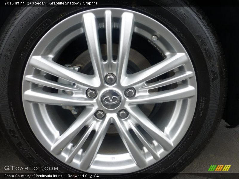 Graphite Shadow / Graphite 2015 Infiniti Q40 Sedan