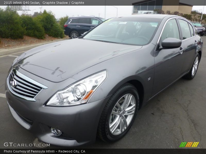 Graphite Shadow / Graphite 2015 Infiniti Q40 Sedan