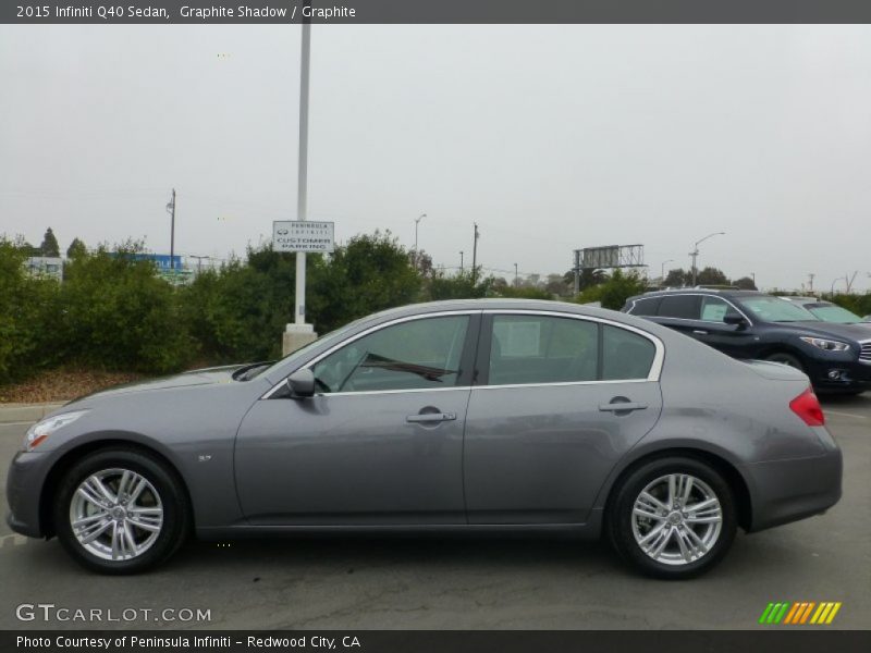 Graphite Shadow / Graphite 2015 Infiniti Q40 Sedan