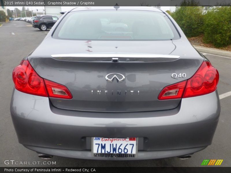 Graphite Shadow / Graphite 2015 Infiniti Q40 Sedan