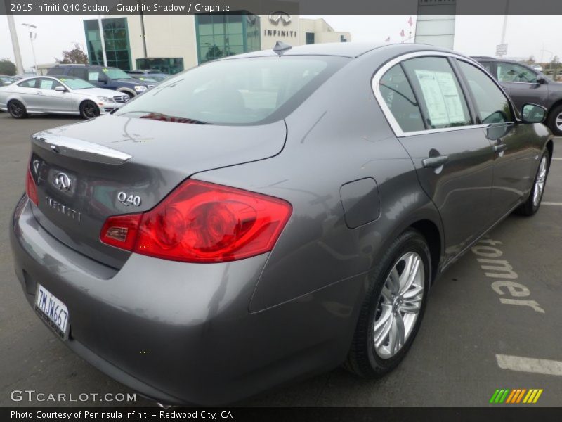 Graphite Shadow / Graphite 2015 Infiniti Q40 Sedan
