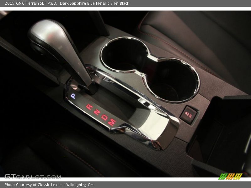 Dark Sapphire Blue Metallic / Jet Black 2015 GMC Terrain SLT AWD