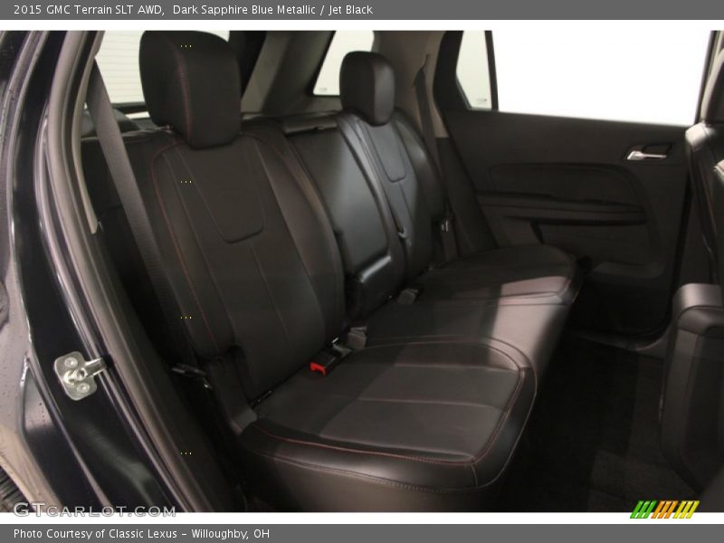 Dark Sapphire Blue Metallic / Jet Black 2015 GMC Terrain SLT AWD