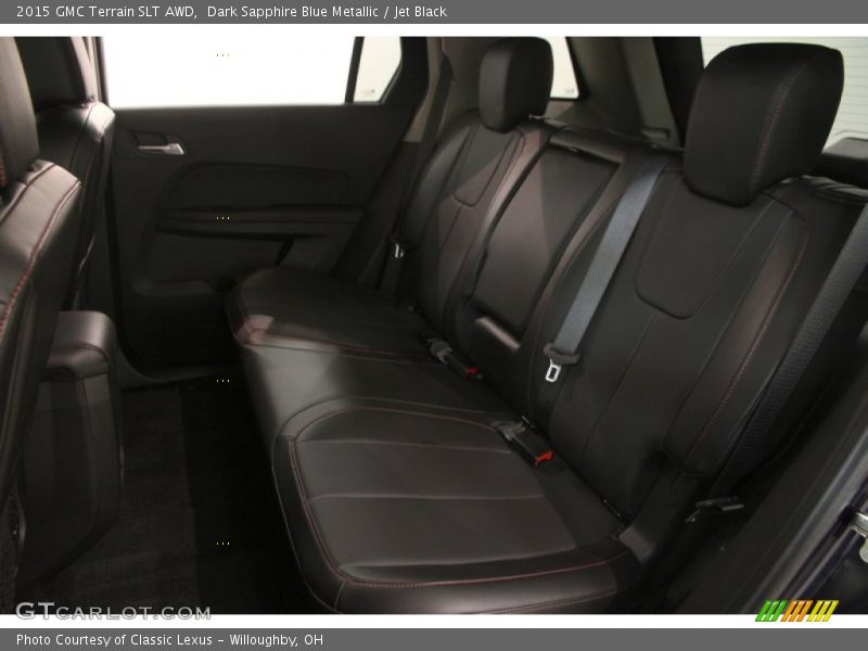 Dark Sapphire Blue Metallic / Jet Black 2015 GMC Terrain SLT AWD
