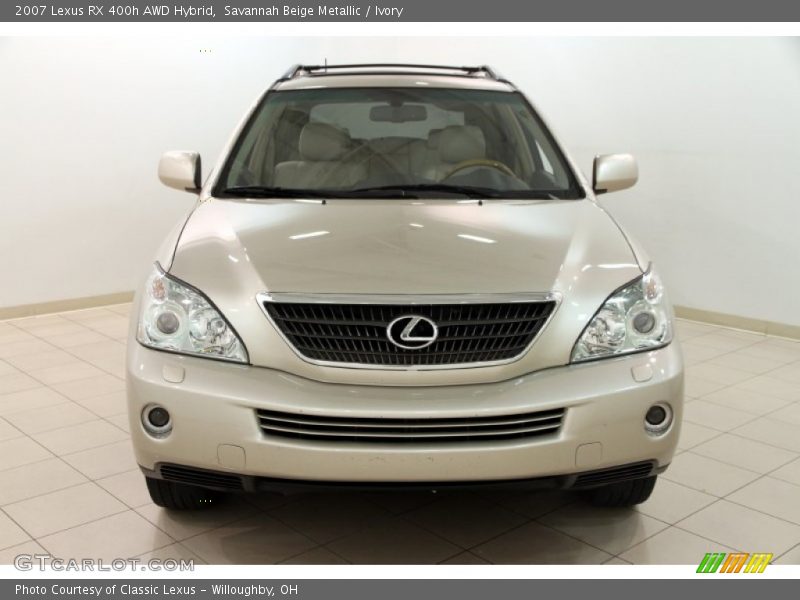 Savannah Beige Metallic / Ivory 2007 Lexus RX 400h AWD Hybrid