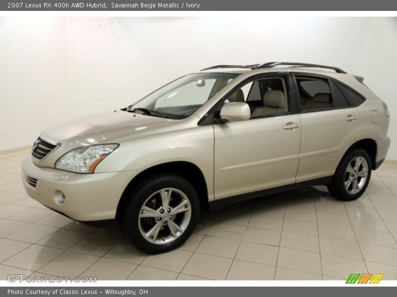 Savannah Beige Metallic / Ivory 2007 Lexus RX 400h AWD Hybrid