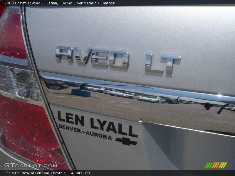 Cosmic Silver Metallic / Charcoal 2008 Chevrolet Aveo LT Sedan