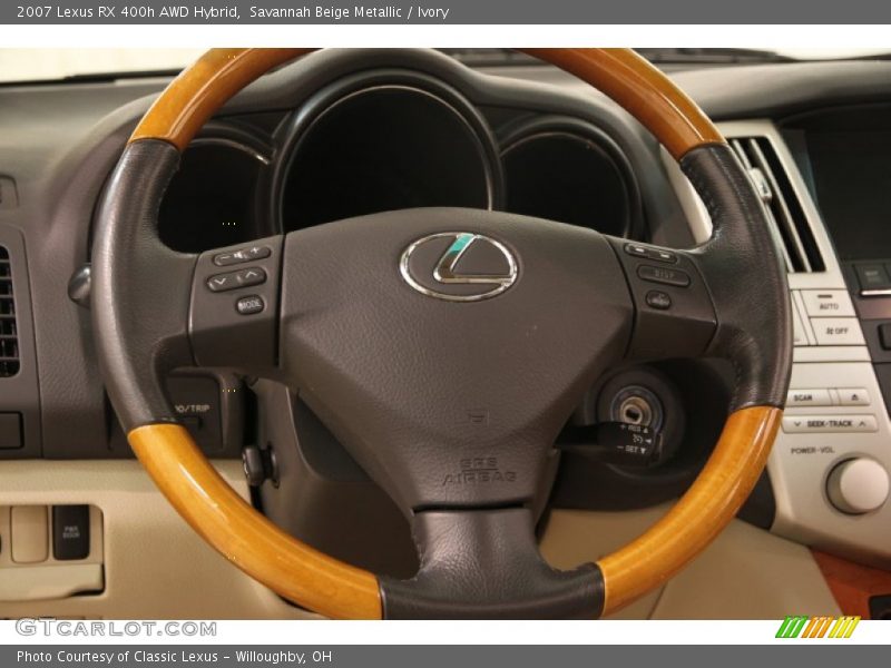  2007 RX 400h AWD Hybrid Steering Wheel