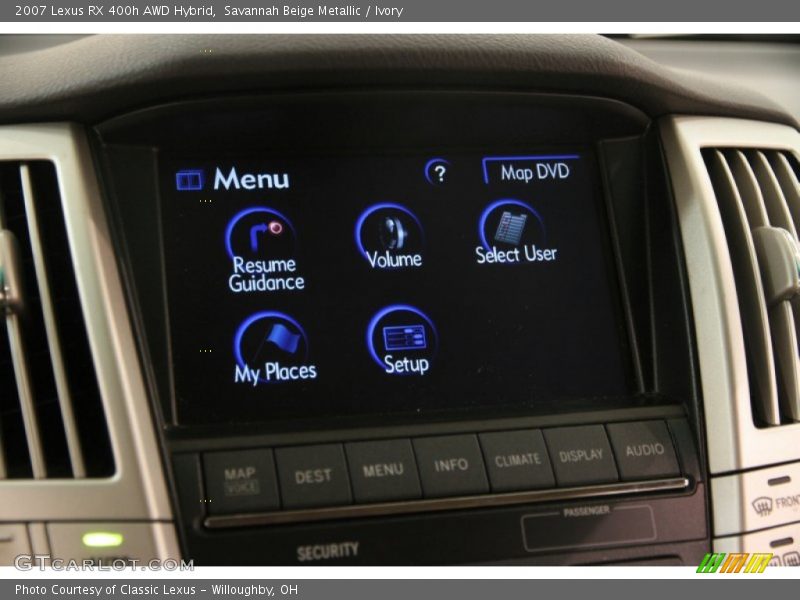 Savannah Beige Metallic / Ivory 2007 Lexus RX 400h AWD Hybrid